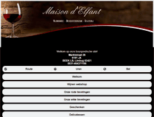 Tablet Screenshot of maisondelfant.nl